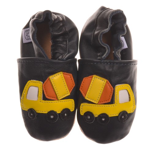 black-cement-truck-shoes